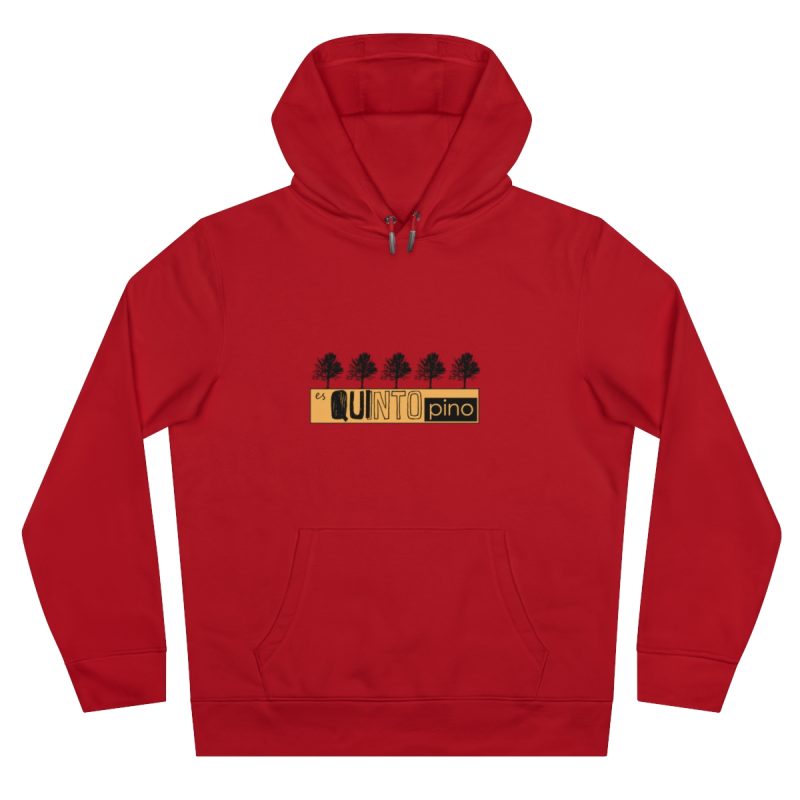 Sudadera con capucha King - Rojo - Camiseta unisex Quinto Pino Taronja