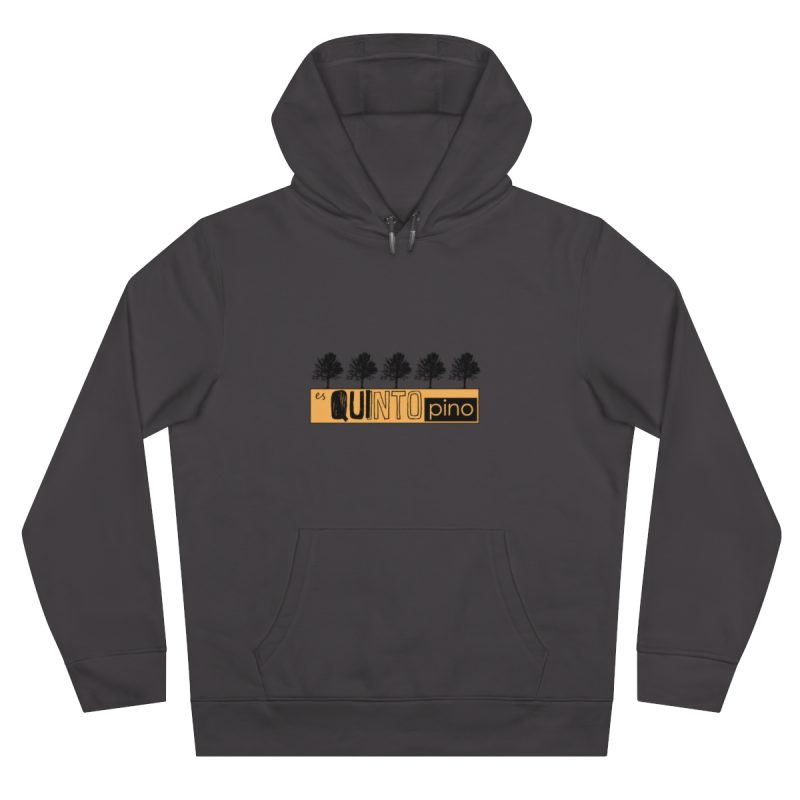 Sudadera con capucha King - Gris asfalto - Camiseta unisex Quinto Pino Taronja