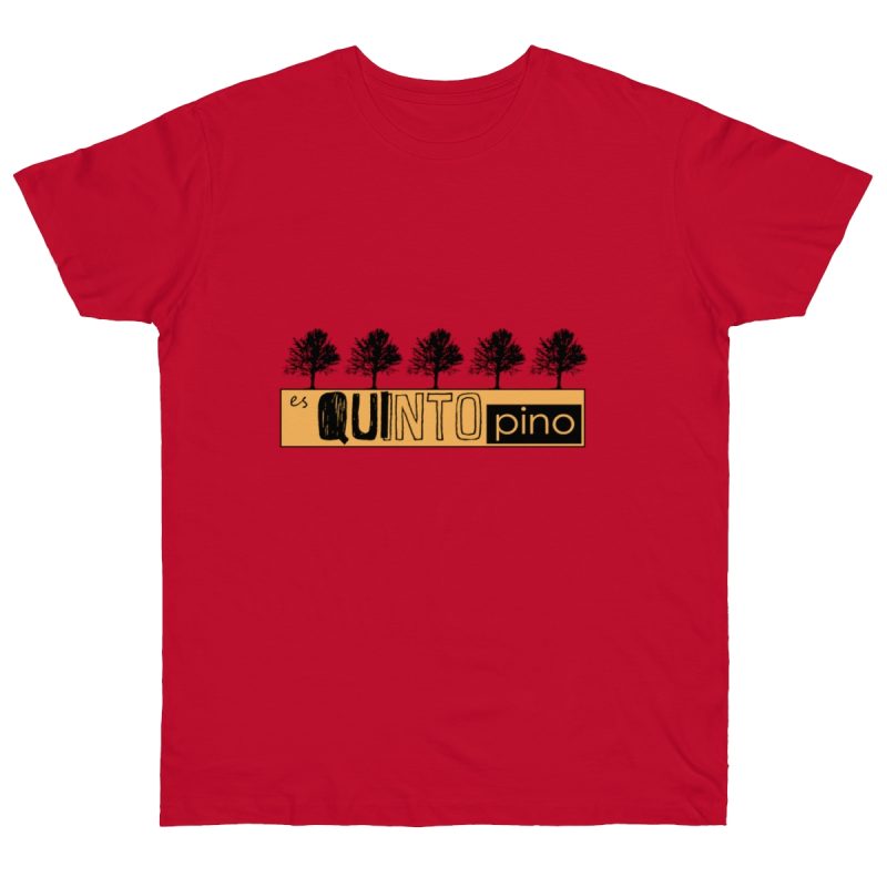 Camiseta punto liso - Rojo profundo - Camiseta unisex Quinto Pino Taronja