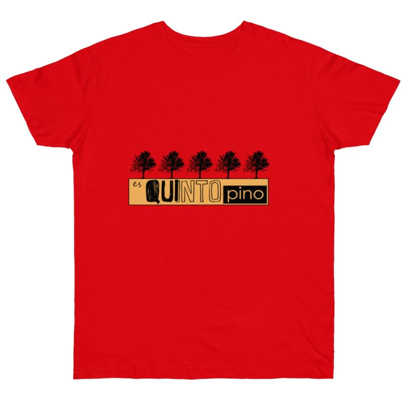 Camiseta punto liso - Rojo fuego - Camiseta unisex Quinto Pino Taronja