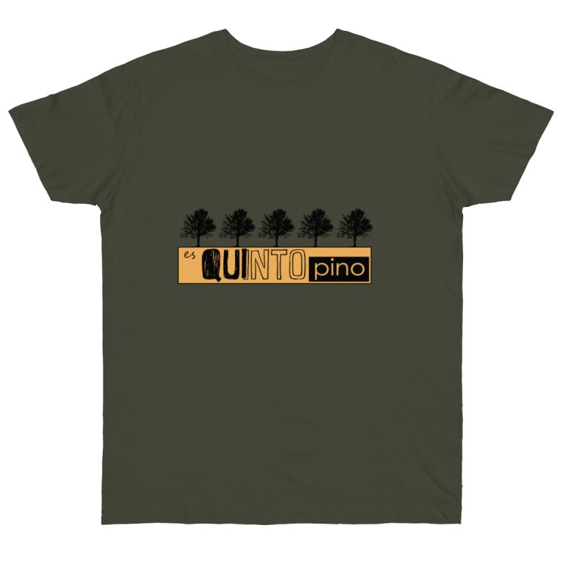 Camiseta punto liso - Caqui urbano - Camiseta unisex Quinto Pino Taronja