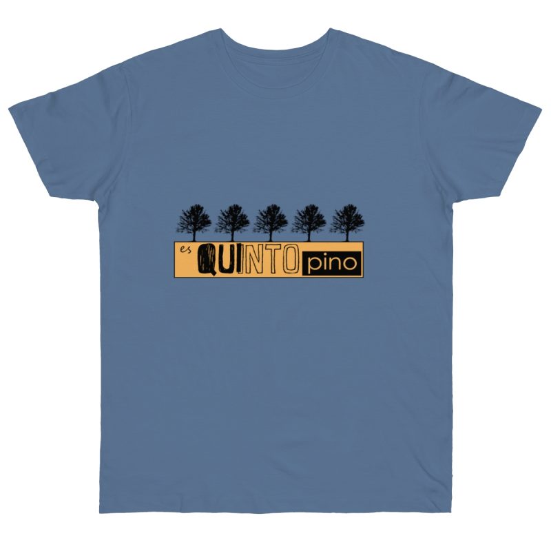 Camiseta punto liso - Azul vaquero - Camiseta unisex Quinto Pino Taronja