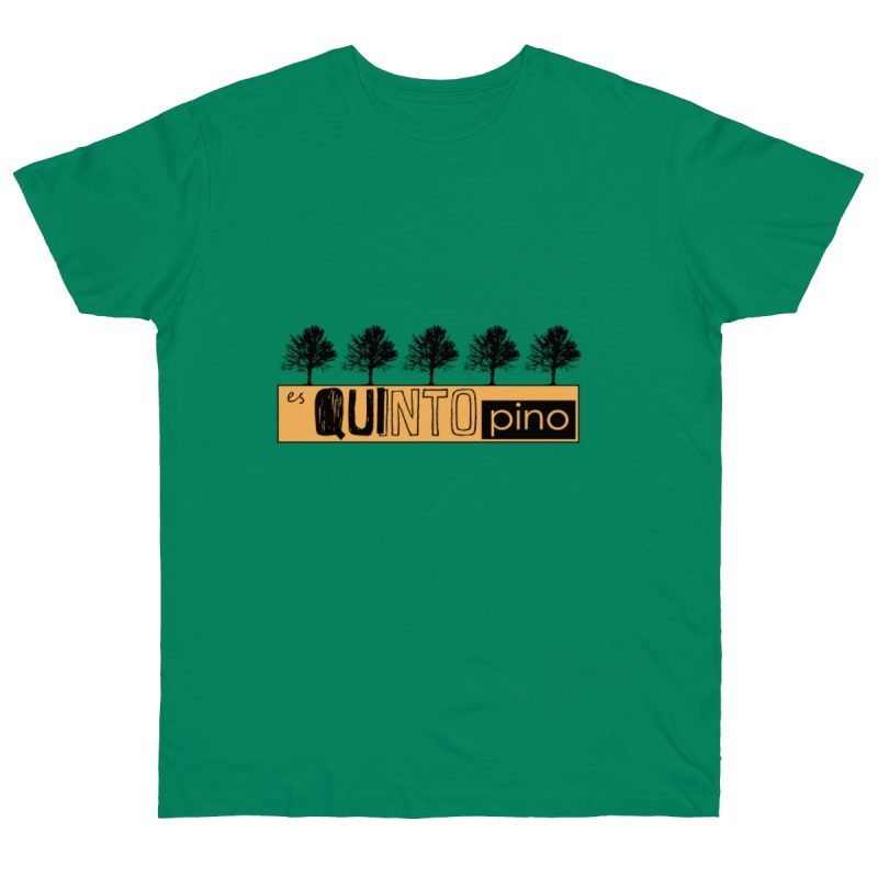 Camiseta punto liso - Verde Kelly - Camiseta unisex Quinto Pino Taronja