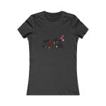 Camiseta mujer Favorite - Gris antracita jaspeado - Camiseta «Una flor no fa estiu» Camiseta mujer Favorite - Gris antracita jaspeado - Camiseta «Una flor no fa estiu»