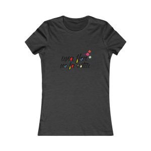 Camiseta mujer Favorite - Gris antracita jaspeado - Camiseta «Una flor no fa estiu»