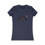 Camiseta mujer Favorite - Azul marino - Camiseta «Una flor no fa estiu» Camiseta mujer Favorite - Azul marino - Camiseta «Una flor no fa estiu»