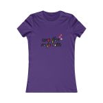 Camiseta mujer Favorite - Morado equipo - Camiseta «Una flor no fa estiu» Camiseta mujer Favorite - Morado equipo - Camiseta «Una flor no fa estiu»