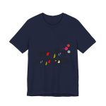 Camiseta jersey manga corta - Azul marino - Camiseta «Una flor no fa estiu» Camiseta jersey manga corta - Azul marino - Camiseta «Una flor no fa estiu»