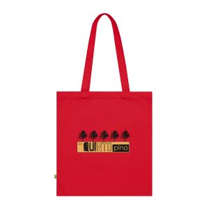 Bolsa de algodon organico - Rojo clasico - Camiseta unisex Quinto Pino Taronja
