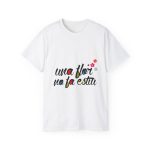 Camiseta ultra algodon - Blanco - Camiseta «Una flor no fa estiu» Camiseta ultra algodon - Blanco - Camiseta «Una flor no fa estiu»