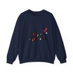 Sudadera cuello redondo - Azul marino - Camiseta «Una flor no fa estiu»