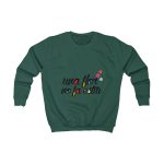 Sudadera infantil - Verde botella - Camiseta «Una flor no fa estiu» Sudadera infantil - Verde botella - Camiseta «Una flor no fa estiu»