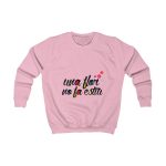 Sudadera infantil - Rosa bebe - Camiseta «Una flor no fa estiu» Sudadera infantil - Rosa bebe - Camiseta «Una flor no fa estiu»