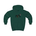 Sudadera con capucha infantil - Verde botella - Camiseta «Una flor no fa estiu»