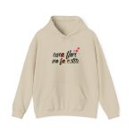 Sudadera con capucha - Arena - Camiseta «Una flor no fa estiu» Sudadera con capucha - Arena - Camiseta «Una flor no fa estiu»