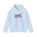 Sudadera con capucha - Azul claro - Camiseta «Una flor no fa estiu» Sudadera con capucha - Azul claro - Camiseta «Una flor no fa estiu»