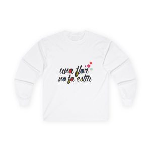 Camiseta manga larga - Blanco - Camiseta «Una flor no fa estiu»