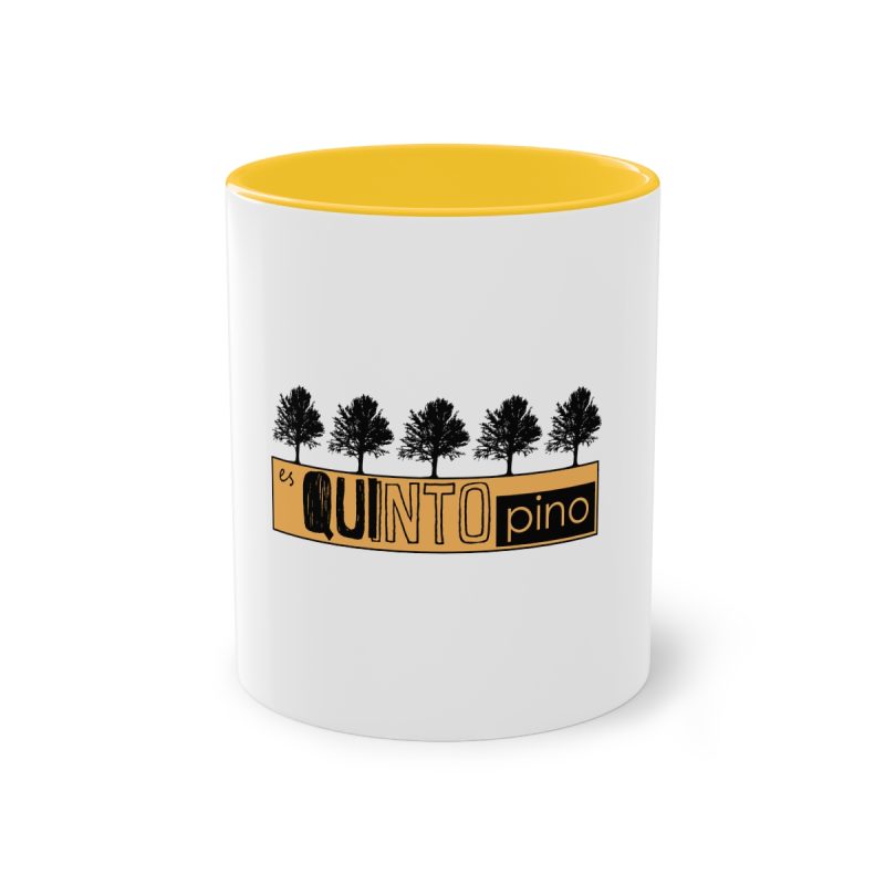 Taza bicolor - Amarillo dorado - Camiseta unisex Quinto Pino Taronja