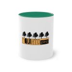 Taza bicolor - Verde oscuro - Camiseta unisex Quinto Pino Taronja
