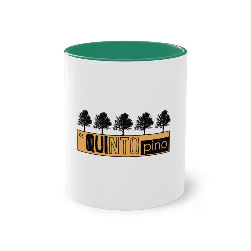 Taza bicolor - Verde oscuro - Camiseta unisex Quinto Pino Taronja