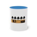 Taza bicolor - Azul claro - Camiseta unisex Quinto Pino Taronja