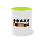 Taza bicolor - Verde claro - Camiseta unisex Quinto Pino Taronja