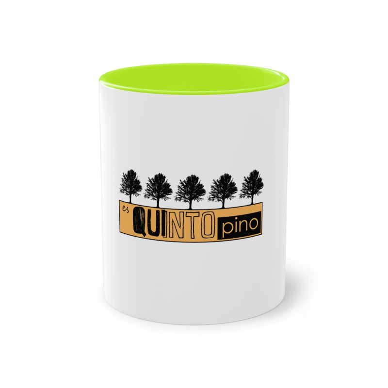 Taza bicolor - Verde claro - Camiseta unisex Quinto Pino Taronja