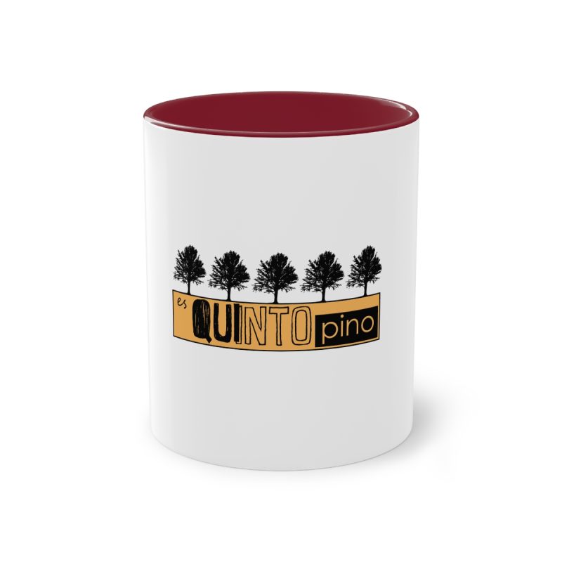 Taza bicolor - Granate - Camiseta unisex Quinto Pino Taronja