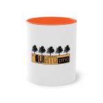 Taza bicolor - Naranja - Camiseta unisex Quinto Pino Taronja