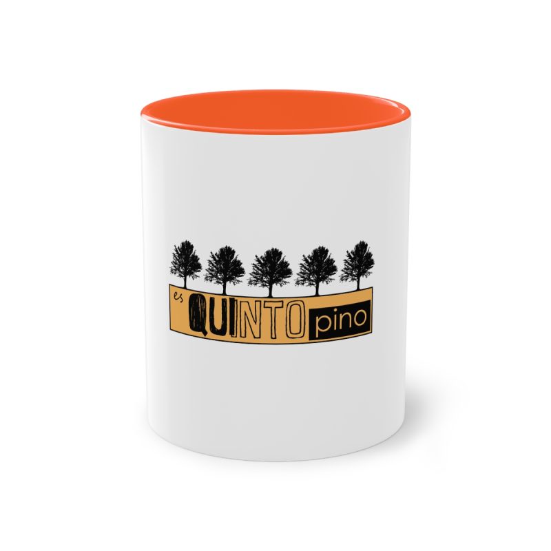 Taza bicolor - Naranja - Camiseta unisex Quinto Pino Taronja