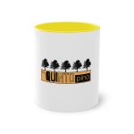 Taza bicolor - Amarillo - Camiseta unisex Quinto Pino Taronja