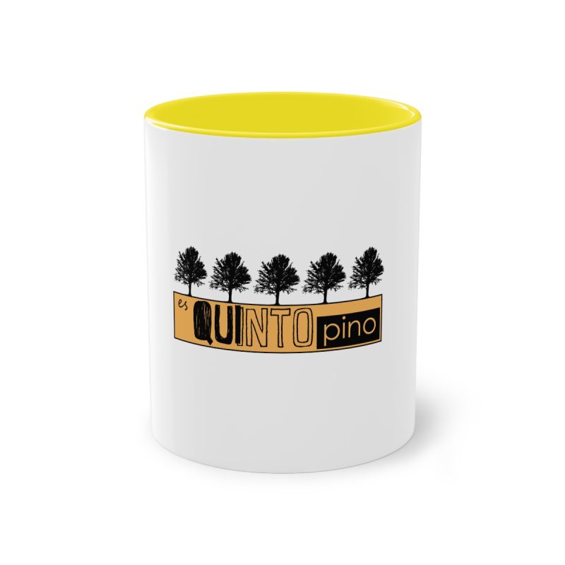 Taza bicolor - Amarillo - Camiseta unisex Quinto Pino Taronja