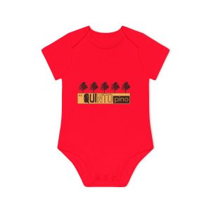 Body bebe manga corta organico - Rojo - Camiseta unisex Quinto Pino Taronja