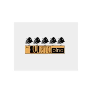 Panel de aluminio - Camiseta unisex Quinto Pino Taronja