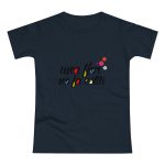 Camiseta mujer punto liso - Azul marino - Camiseta «Una flor no fa estiu» Camiseta mujer punto liso - Azul marino - Camiseta «Una flor no fa estiu»