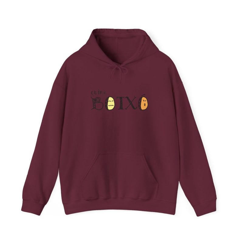 Sudadera con capucha - Granate - Quina botxo