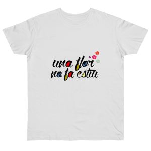 Camiseta punto liso - Blanco - Camiseta «Una flor no fa estiu»