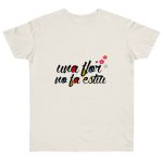 Camiseta punto liso - Natural - Camiseta «Una flor no fa estiu»