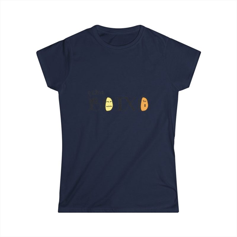 Camiseta mujer Softstyle - Azul marino - Quina botxo