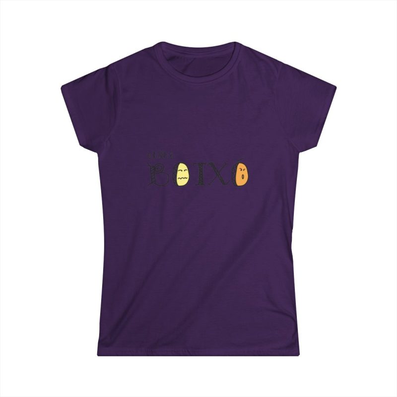Camiseta mujer Softstyle - Morado - Quina botxo