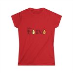 Camiseta mujer Softstyle - Rojo - Quina botxo