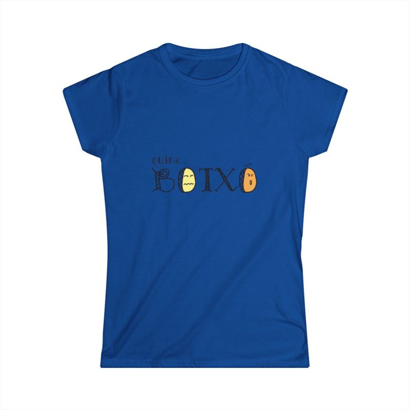 Camiseta mujer Softstyle - Azul royal - Quina botxo