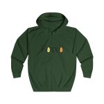 Sudadera con capucha y cremallera - Verde botella - Quina botxo Sudadera con capucha y cremallera - Verde botella - Quina botxo