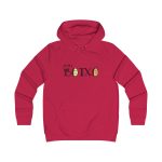 Sudadera universitaria mujer - Rojo fuego - Quina botxo Sudadera universitaria mujer - Rojo fuego - Quina botxo