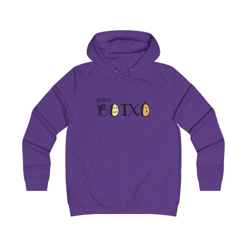 Sudadera universitaria mujer - Morado - Quina botxo