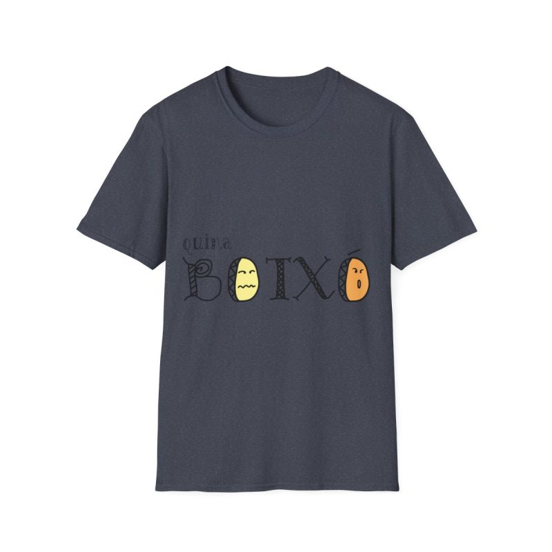 Camiseta Softstyle - Azul marino jaspeado - Quina botxo