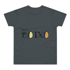 Camiseta hombre punto liso - Gris oscuro - Quina botxo
