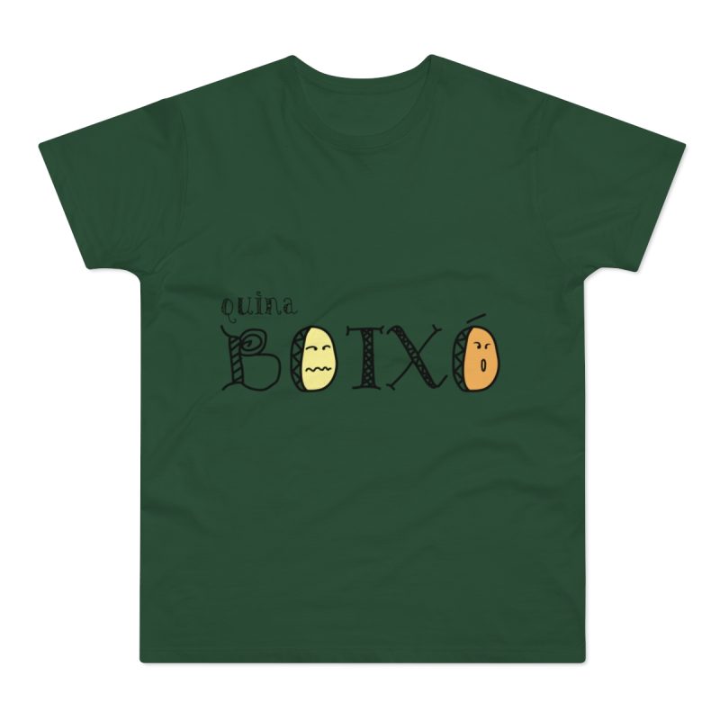 Camiseta hombre punto liso - Verde botella - Quina botxo