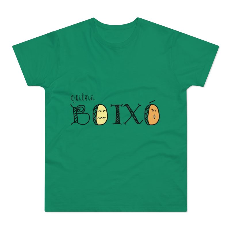 Camiseta hombre punto liso - Verde Kelly - Quina botxo