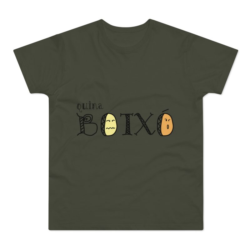 Camiseta hombre punto liso - Caqui urbano - Quina botxo